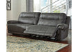 Austere Gray Reclining Sofa - Lara Furniture