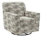 Callisburg Granite Swivel Glider Accent Chair - Lara Furniture
