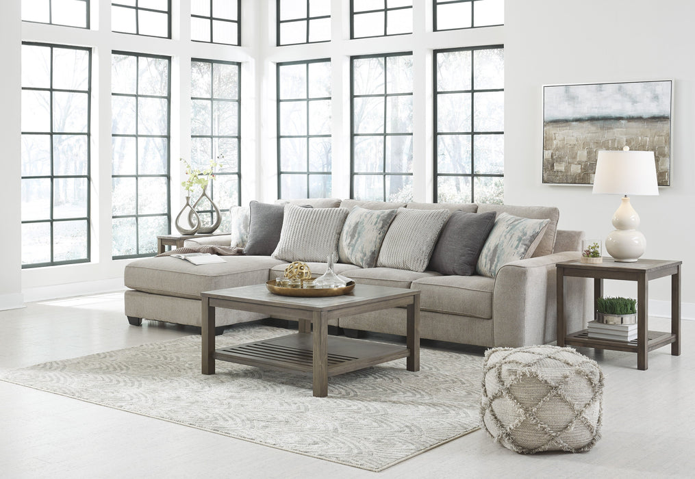 Ardsley Pewter LAF Sofa Chaise