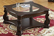 Madison Brown Wood 3-Piece Coffee Table Set (1xCoffee 2xEnd) - Lara Furniture