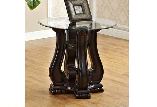 Madison Brown Wood End Table - Lara Furniture