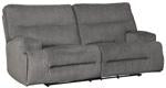 Coombs Charcoal Reclining Sofa - Lara Furniture