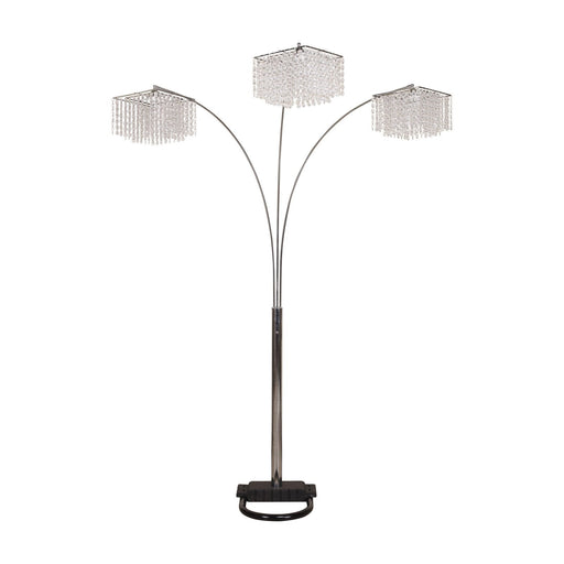 Crystal Chrome 87" Floor Lamp - Lara Furniture