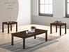 Pierce Brown 3-Piece Coffee Table Set (1xCoffee 2xEnd) - Lara Furniture