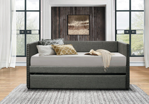 Therese Gray Daybed with Trundle | 4969 - Luna Furniture (4761726288007)