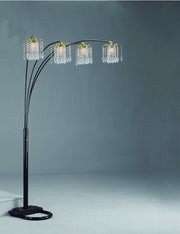 Rain Drop Arc Black 84" Floor Lamp - Lara FurnitureFloor Lamps