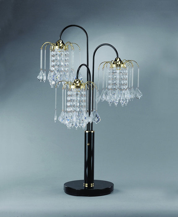 Rain Drop Black 34" Table Lamp - Lara Furniture