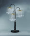 Rain Drop Black 34" Table Lamp - Lara Furniture