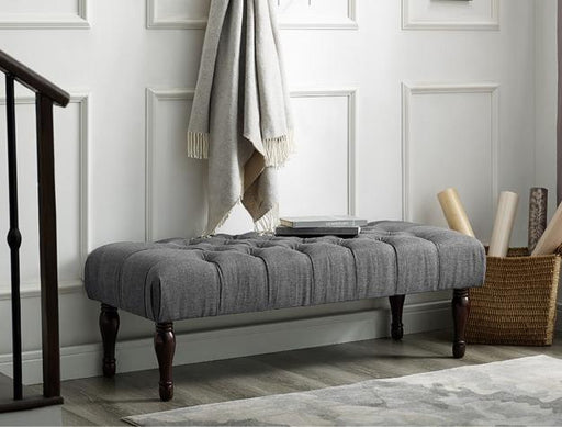 Tatiana Gray Bench - Lara Furniture