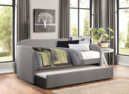 Roland Gray Daybed with Trundle | 4950 - Luna Furniture (4761727860871)