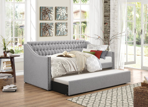Tulney Gray Daybed with Trundle | 4966 - Luna Furniture (4761726910599)