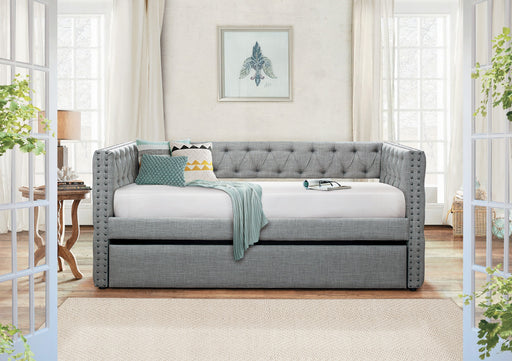 Adalie Gray Twin Daybed with Trundle | 4971 - Luna Furniture (4761723142279)