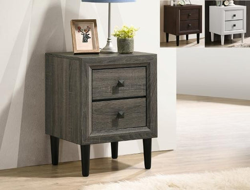 Deandra White Nightstand - Lara Furniture