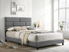 Flannery Gray Queen Platform Bed - Lara Furniture