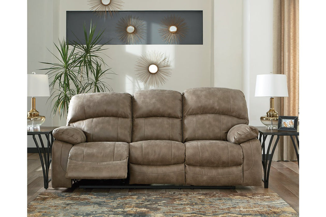 Dunwell Driftwood Power Reclining Sofa - Lara Furniture