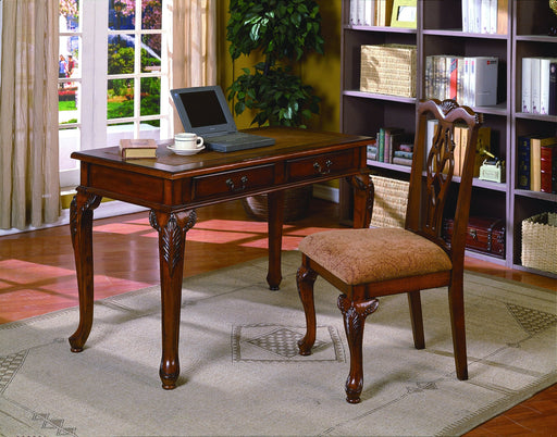 Fairfax Cherry Office Desk and Chair Set - Lara Furniture
