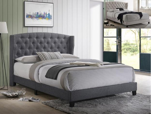 Rosemary Gray Twin Platform Bed - Lara Furniture