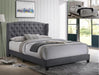 Rosemary Gray Twin Platform Bed - Lara Furniture