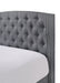 Rosemary Gray King Platform Bed - Lara Furniture