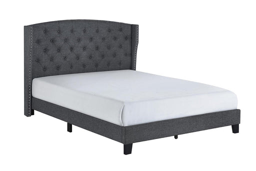 Rosemary Gray Queen Platform Bed - Lara Furniture