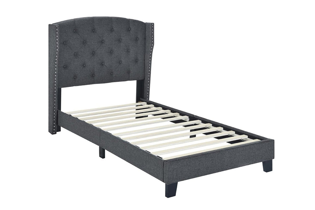 Rosemary Gray Twin Platform Bed - Lara Furniture