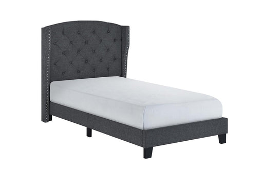 Rosemary Gray Twin Platform Bed - Lara Furniture