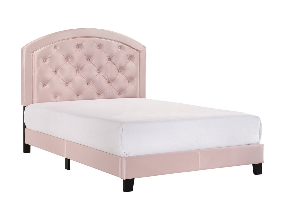 Gaby Pink Full Platform Bed - Lara Furniture