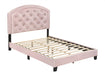 Gaby Pink Full Platform Bed - Lara Furniture