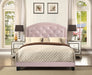 Gaby Pink Full Platform Bed - Lara Furniture