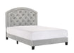 Gaby Silver Full Platform Bed - Lara Furniture