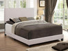 Erin Khaki Upholstered Full Bed - Lara Furniture