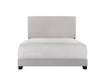 Erin Khaki Upholstered Full Bed - Lara Furniture