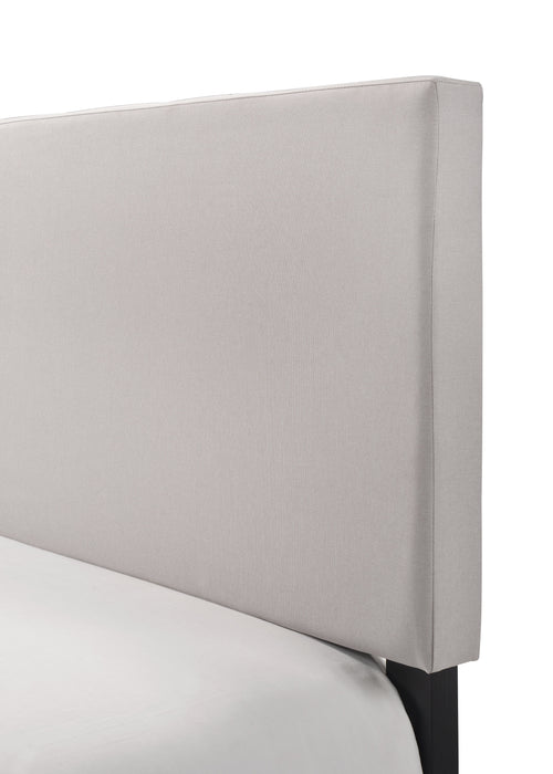 Erin Khaki Upholstered Full Bed - Lara Furniture