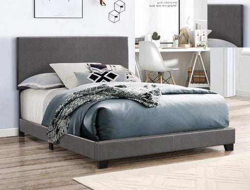 Erin Gray Faux Leather Full Bed | 5271 *** - Lara Furniture