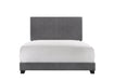 Erin Gray Faux Leather Full Bed | 5271 *** - Lara Furniture