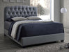 Tilda Light Gray Upholstered King Bed - Lara Furniture