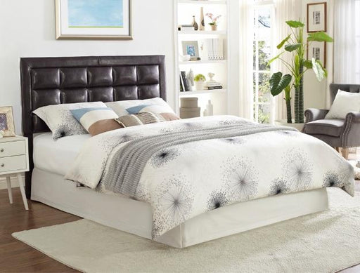 Twilight Espresso Faux Leather Full/Queen Headboard | 5278 - Lara Furniture