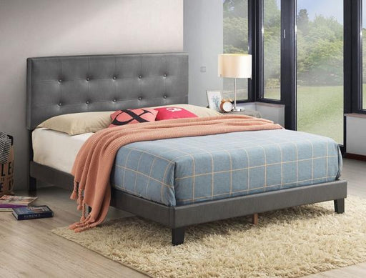 Andi Gray Queen Platform Bed - Lara Furniture