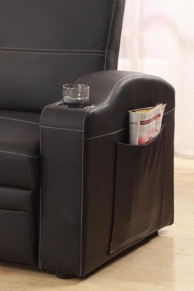 Easton Futon Sofa Bed with Cup Holders - Lara Furniture