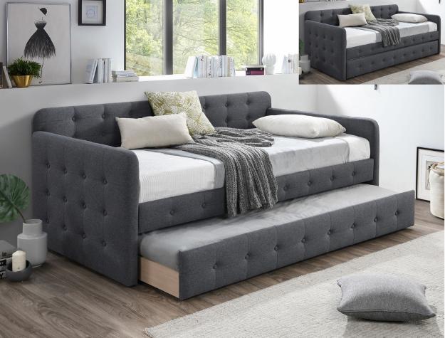Haven Gray Daybed - Lara Furniture