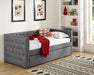Trina Gray Twin Daybed with Trundle - Lara Furniture
