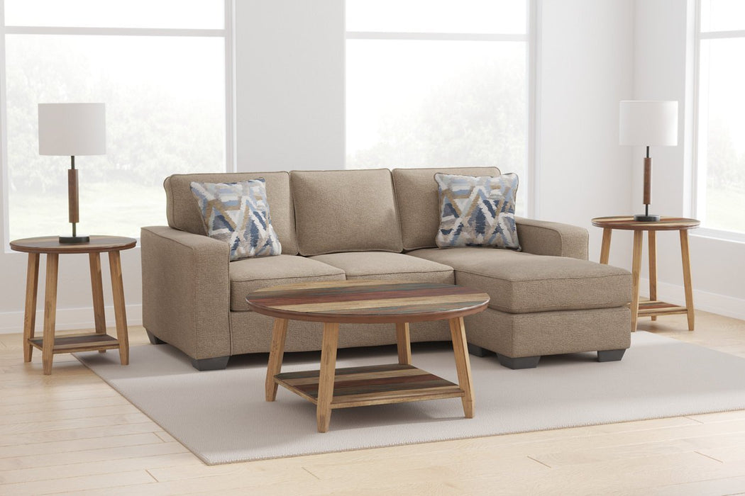 Greaves Driftwood Sofa Chaise - Lara Furniture