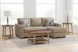 Greaves Driftwood Sofa Chaise - Lara Furniture