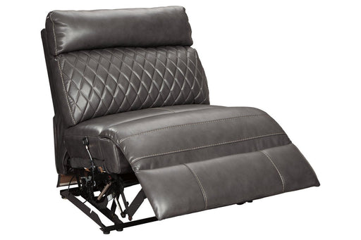 Samperstone Gray Armless Recliner - 5520319 - Lara Furniture
