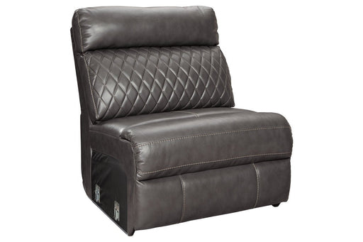 Samperstone Gray Armless Chair - 5520346 - Lara Furniture
