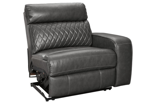 Samperstone Gray Right-Arm Facing Power Recliner - 5520362 - Lara Furniture