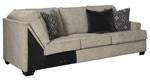 Bovarian Stone Right-Arm Facing Sofa with Corner Wedge - 5610349 - Lara Furniture