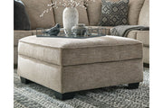 Bovarian Stone Ottoman - Lara FurnitureOttoman