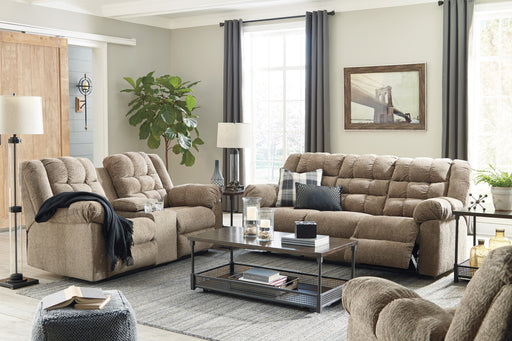 Workhorse Cocoa Reclining Living Room Set - Lara Furniture