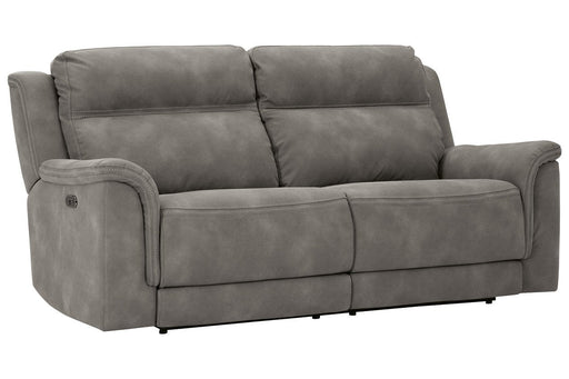 Next-Gen DuraPella Slate Power Reclining Sofa - Lara Furniture